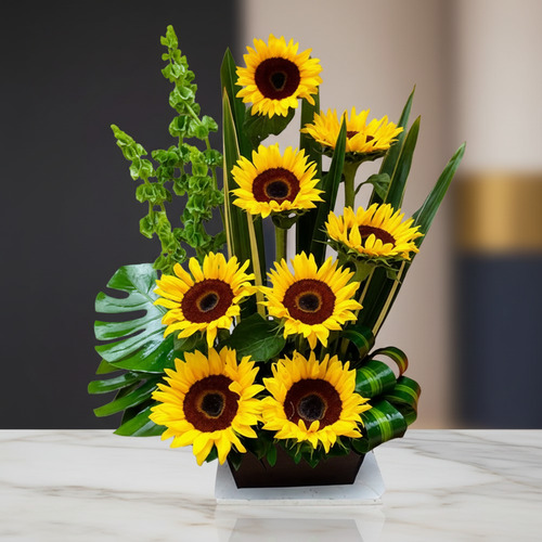 Floral Arrangement with Bengal Sunflowers