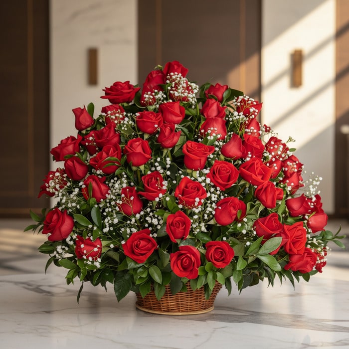Giant Love Floral Arrangement