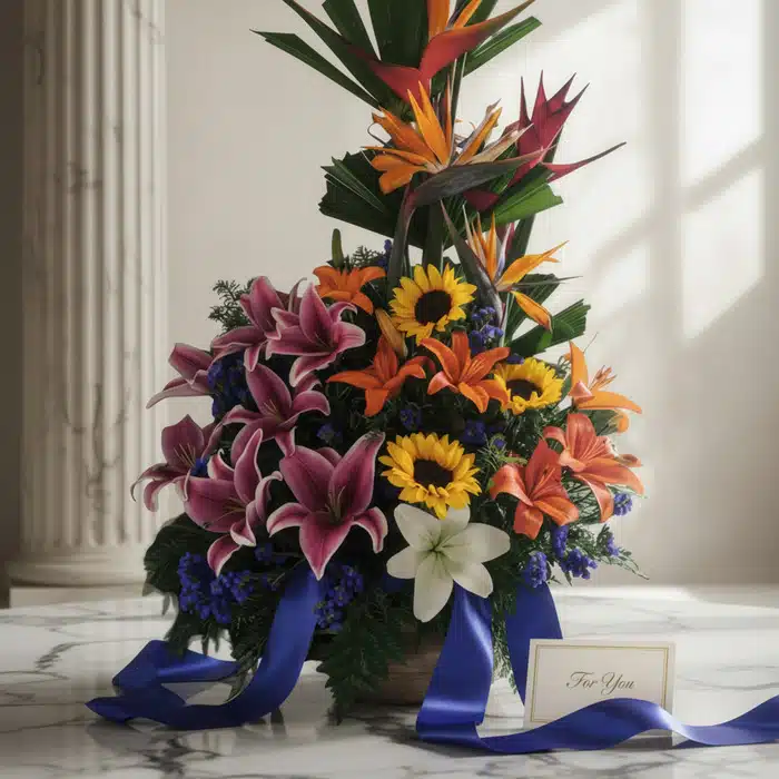 arreglo floral exotico armonia regalo q00cg8