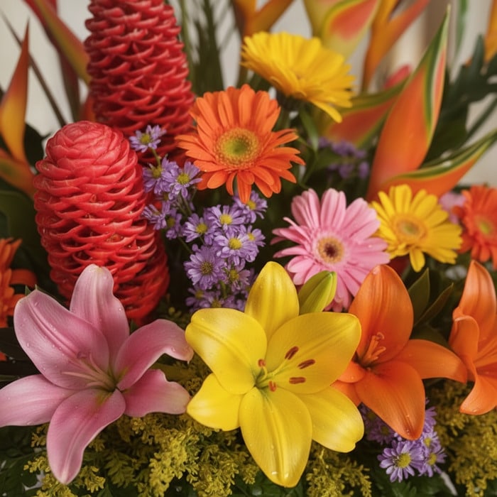 arreglo floral exotico fusion macro 0bdsfa