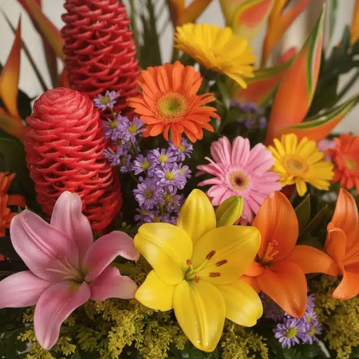 arreglo floral exotico fusion macro 0bdsfa