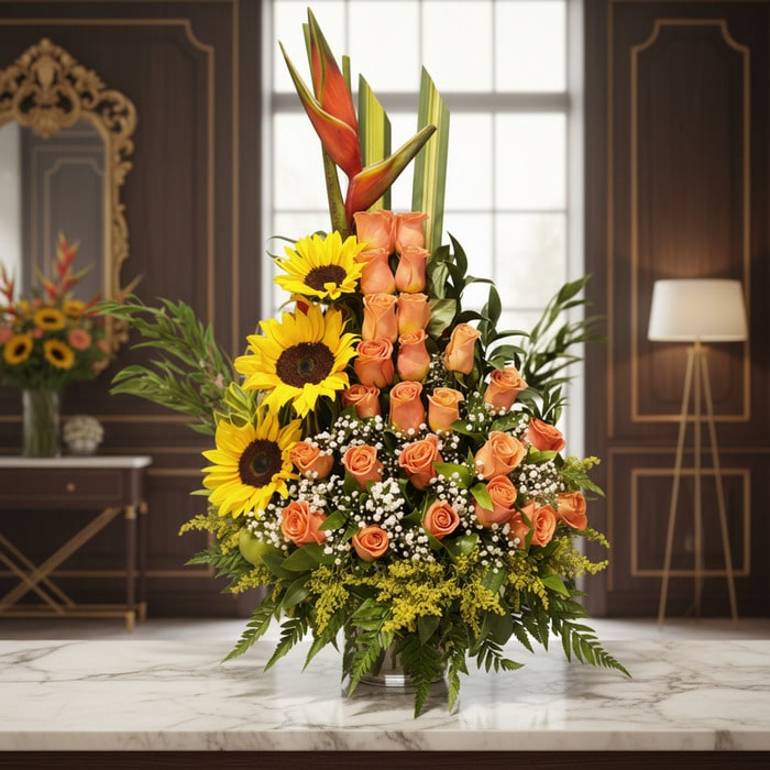 Untouchable Exotic Floral Arrangement