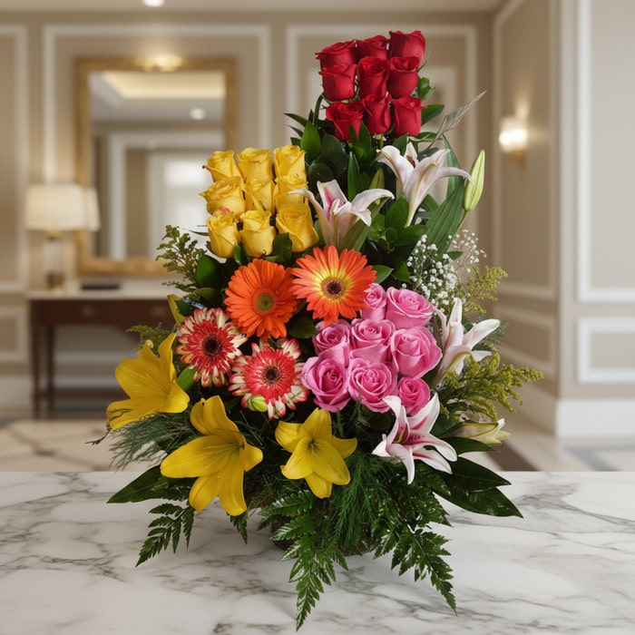 Exotic Floral Arrangement Paradise