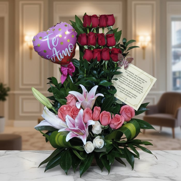 Exotic Spring Floral Arrangement