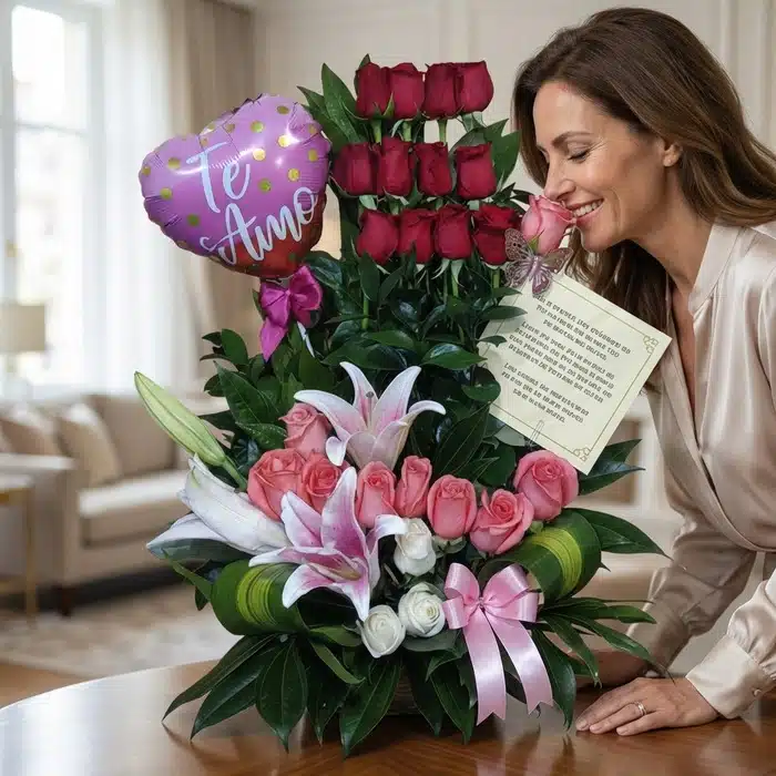 arreglo floral exotico primaveral mujer c59ezeo