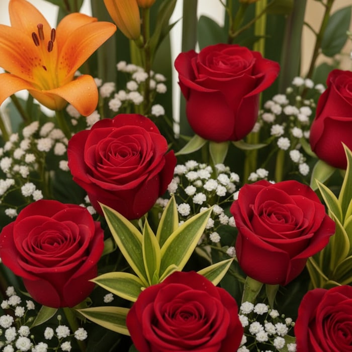 arreglo floral exotico tucana macro