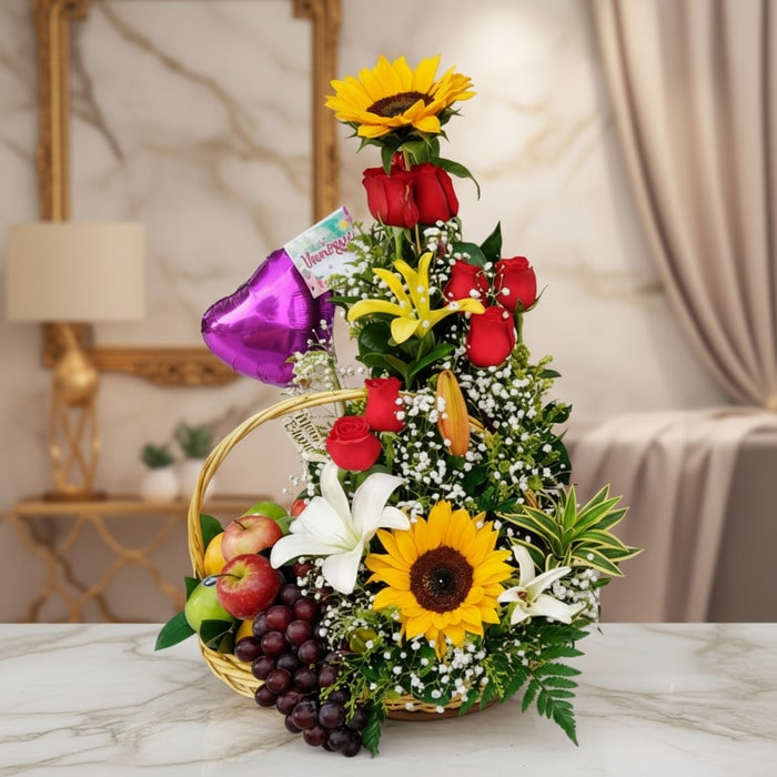 Floral Arrangement with Capella Fruits