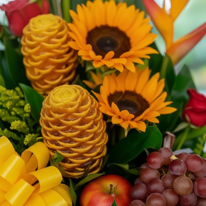 arreglo floral frutas durio macro fdnag