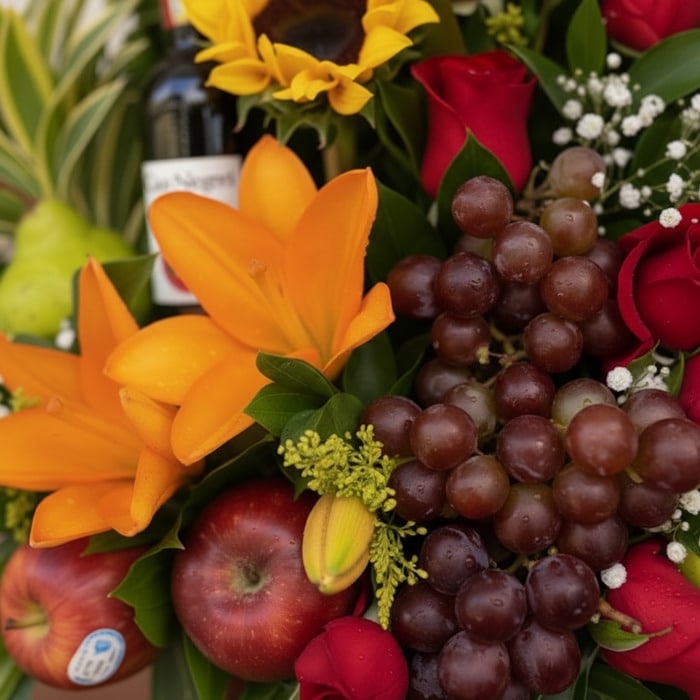 arreglo floral frutas especial macro zylqn