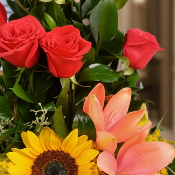 arreglo floral frutas kiwano macro 9ebqb