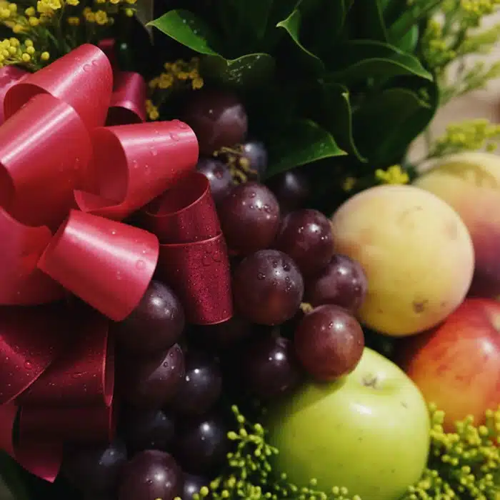 arreglo floral frutas salak macro