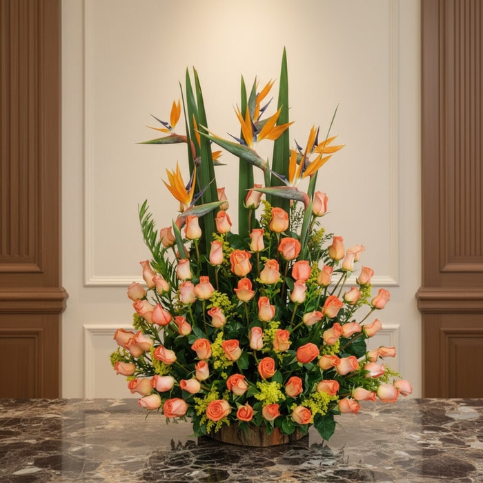 Floral Arrangement More Roses