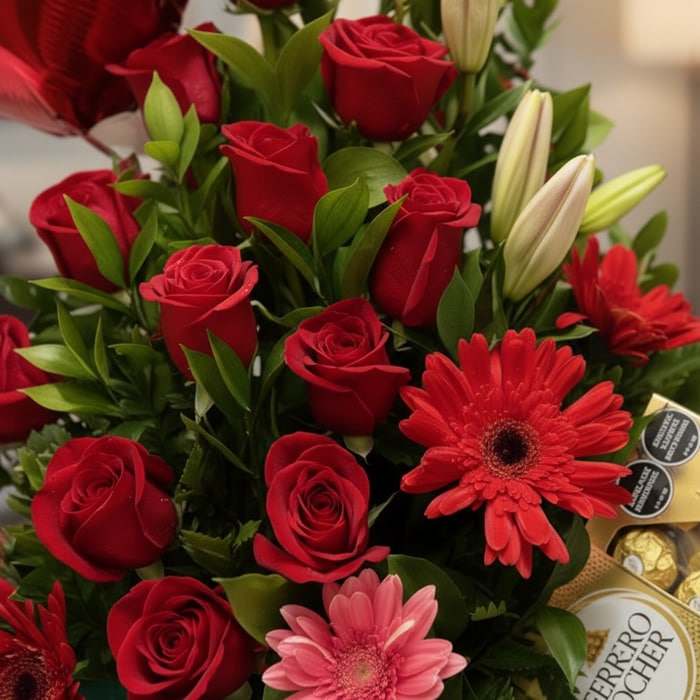 arreglo floral te amo macro bqwg8