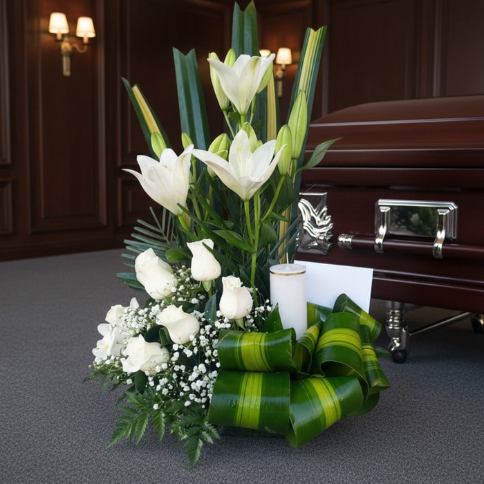 arreglo funebre claridad lilas rosas w8ojeqgz