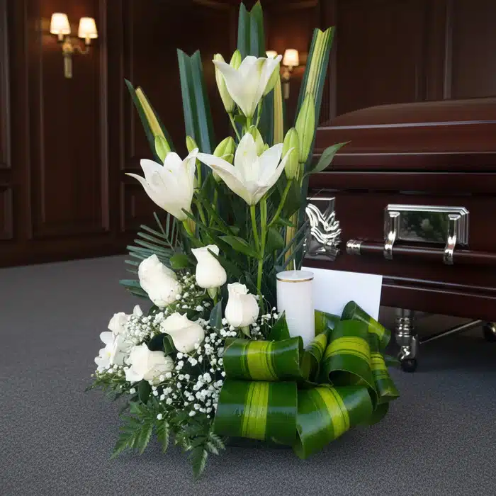 arreglo funebre claridad lilas rosas w8ojeqgz