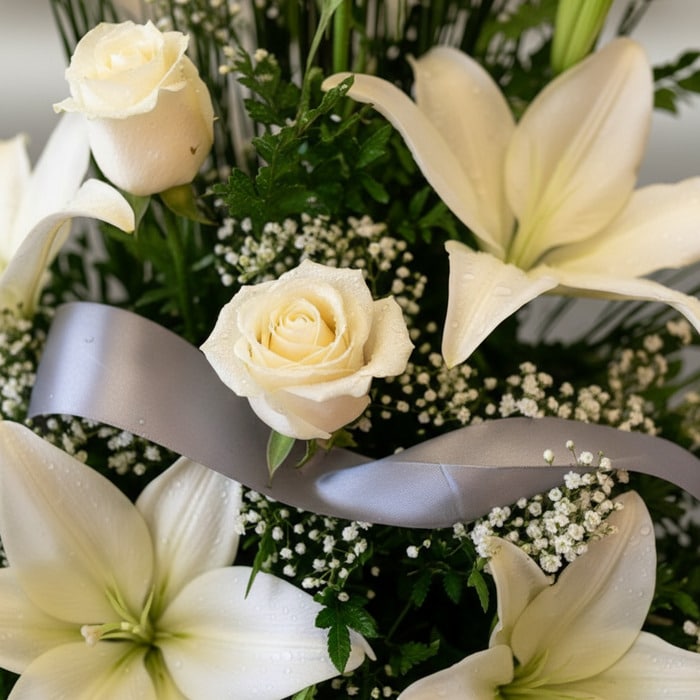 arreglo funebre descanso eterno macro 9yoei