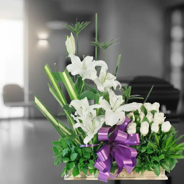 arreglo funebre pureza lirios rosas pvhfw7i