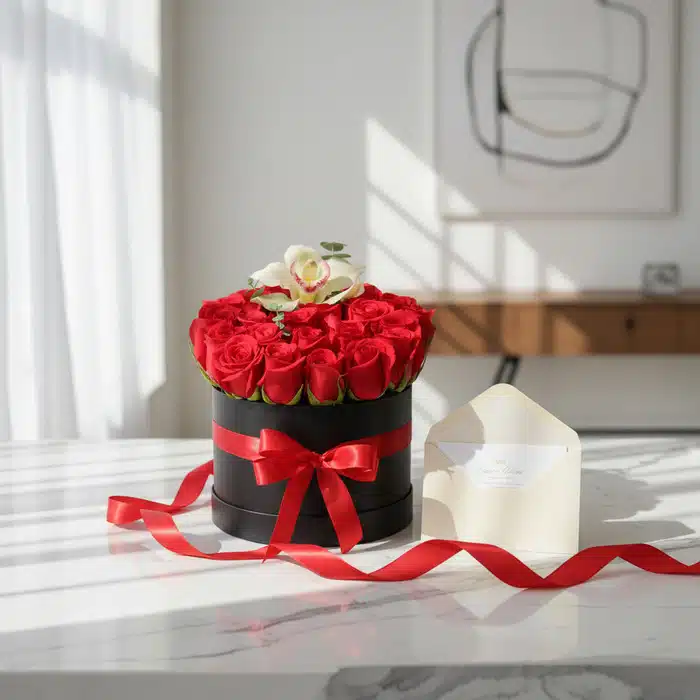 caja rosas luxury regalo elegante oy4jihk