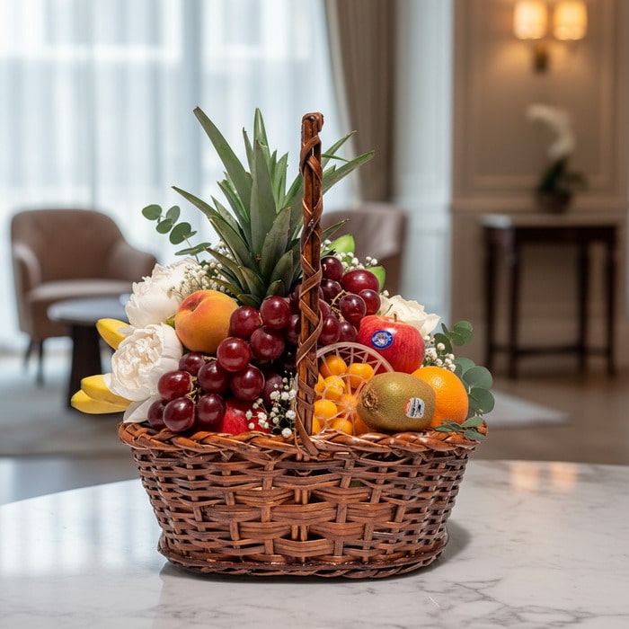 Basket with Hydra Fruits