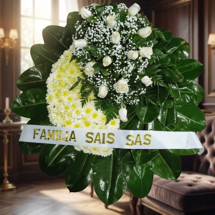 Funeral Wreath Rest in Peace