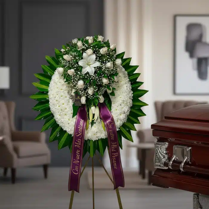 corona funebre rosas lirios velacion 34a7