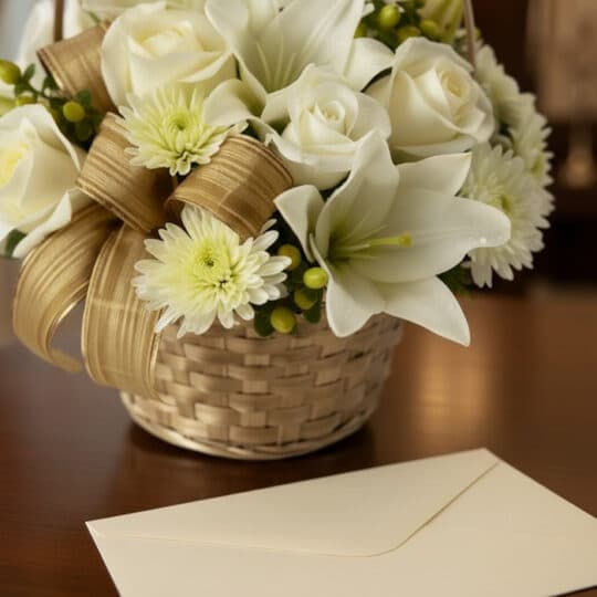 Imagen de Cubre Caja Fúnebre Elizabeth: Un Homenaje Floral de Respeto 🕊️