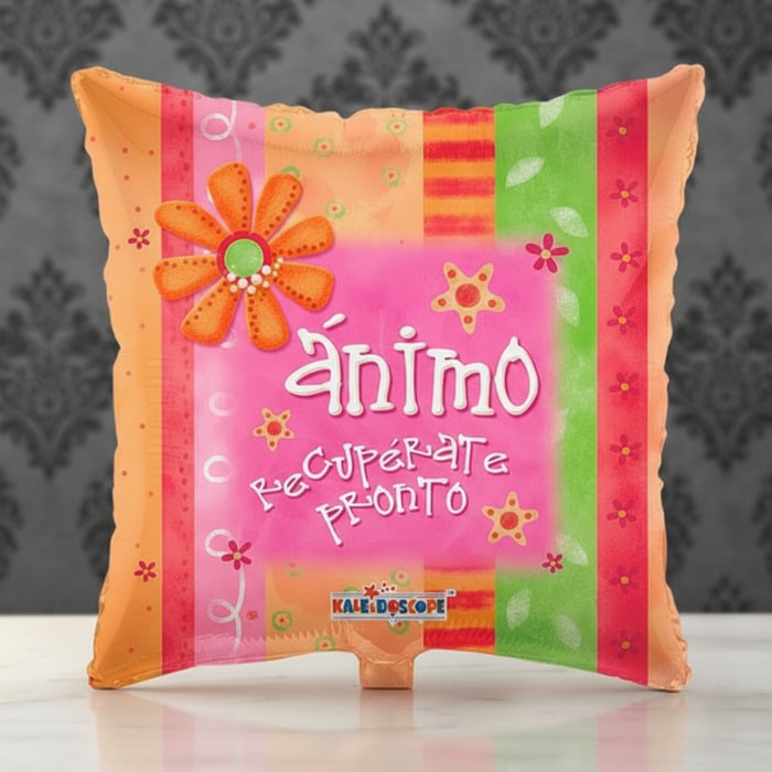 Get Well Soon Metallic Balloon