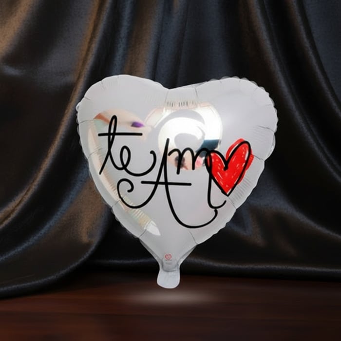 I Love You Metallic Balloon