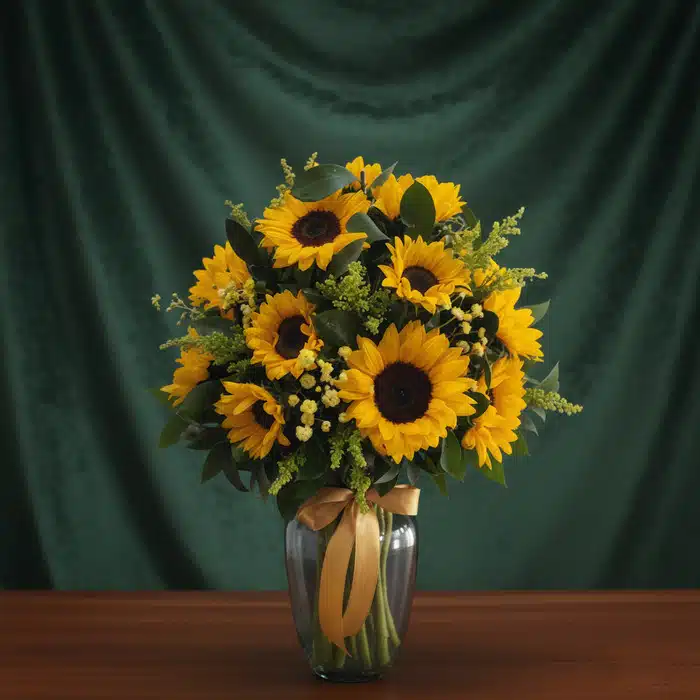 jarron 12 girasoles elegante ecommerce 67phy