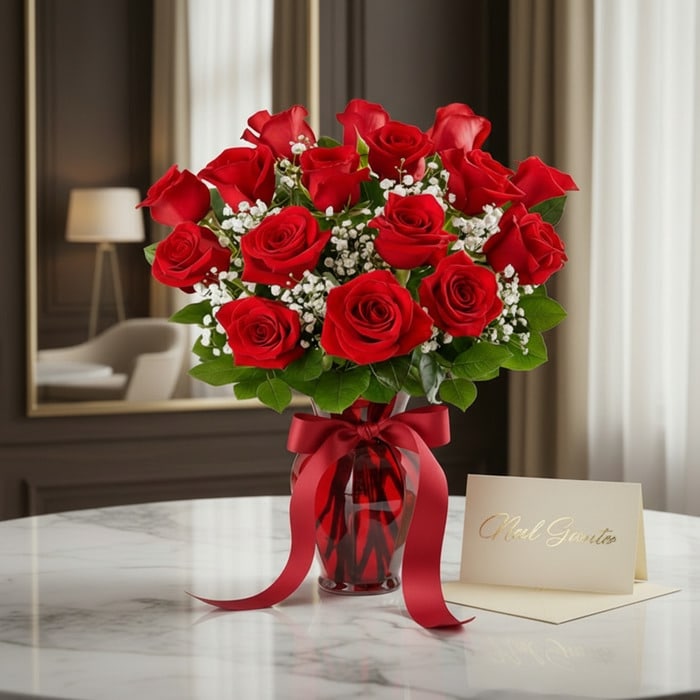 jarron amor incondicional rosas rojas wmhmuj