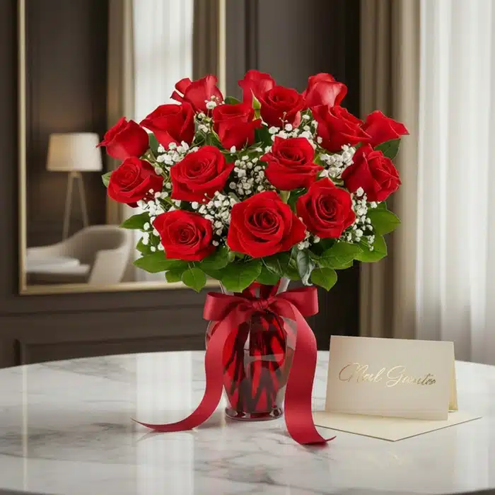 jarron amor incondicional rosas rojas wmhmuj