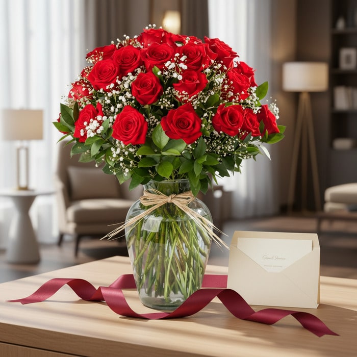 jarron con 24 rosas 8k5ijau