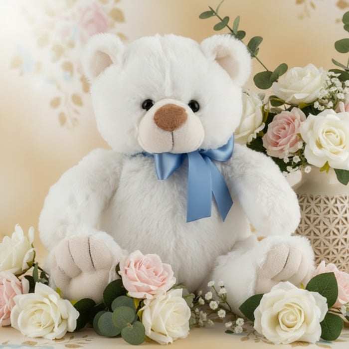 White Plush Bear