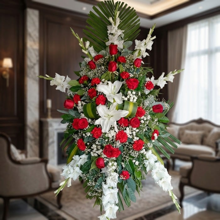 Funeral Pedestal Tribute