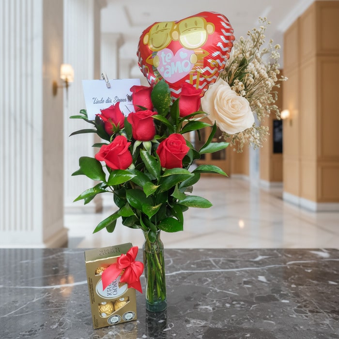 Solitaire with Roses You Fall in Love