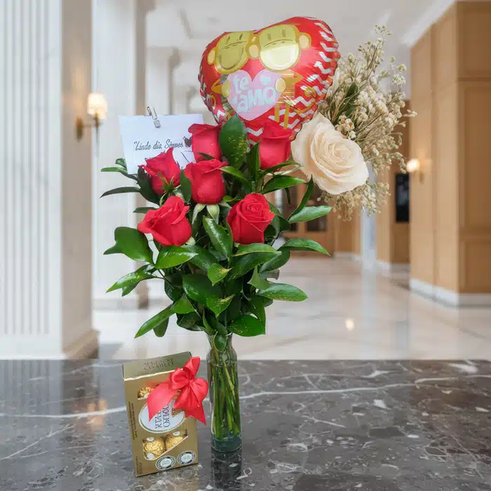 solitario rosas me enamoras chocolates i40b3