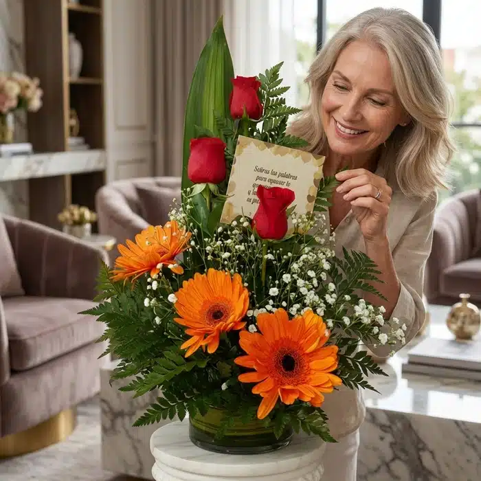 solitario tu recuerdo mujer admirando flores 4o5ksp